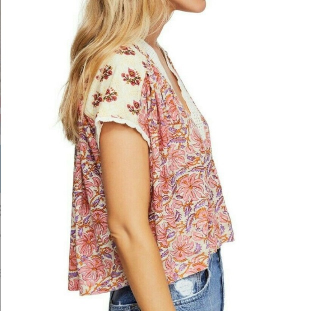 Free People Leilani Print Top - Picture 3 of 8